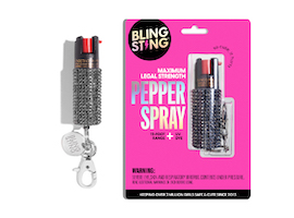 SUPER SPARKLY SAFETY STUFF LLC Bling Sting Super-cute Assorted Plastic  Pepper Spray